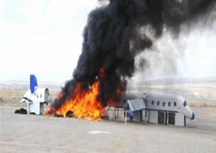 Kapadokya'da uçak yangını ve kurtarma tatbikatı