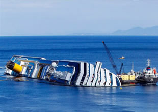 Tersanecilerde 'Costa Concordia' heyecanı