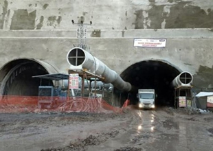 Ordu çevre yolu tünelinin ilk etabı açıldı