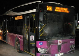 54 K otobüsüne molotoflu saldırı
