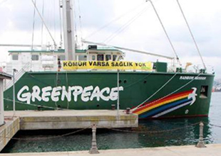Greenpeace gemisi rotayı Bursa'ya çevirdi