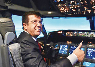 Ekonomi Bakanı Nihat Zeybekci ' Boeing' kullandı