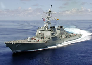ABD Savaş Gemisi Marmara'ya Açıldı