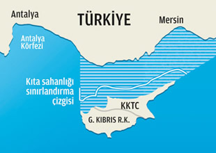 Kuzey Kıbrıs Türk Cumhuriyeti'nde denizlerin haritası çıkarıldı