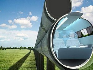 Hyperloop Yüksek Hızlı Tüp Tren 1300 km hıza çıkıyor