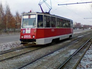 Moskova'da retro tramvay geçidi