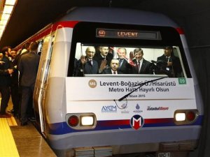 Levent-Rumeli Hisarüstü metro hattı törenle açıldı