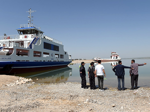 Karakaya Baraj Gölü'nde harita çalışmaları başladı