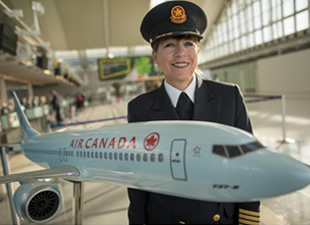 Air Canada'nın ilk kadın pilotu emekli oldu