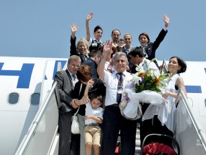 Kaptan pilot İbrahim Bilir, göklere veda etti
