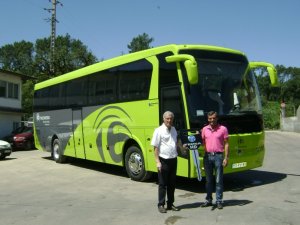 Temsa Euro 6 HD12 Portekiz yollarında