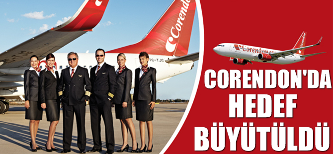Corendon'da hedef büyütüldü