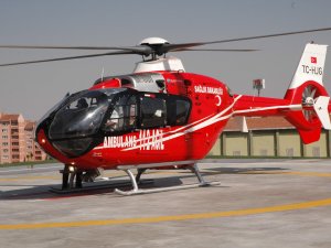 Ambulans helikopter bin 585 kez havalandı