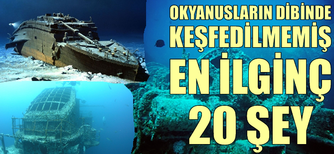 Okyanusların dibindeki en ilginç 20 şey