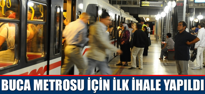 Buca Metrosu için ilk ihale yapıldı