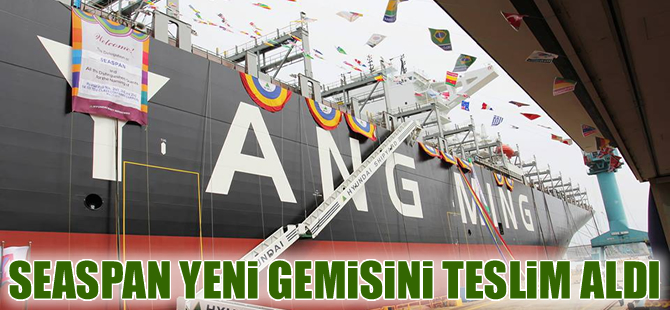 Seaspan yeni gemisi Yang Ming Wellness’ı teslim aldı