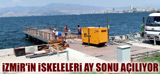 İzmir’in 5 ahşap iskelesi Ağustos sonunda hazır