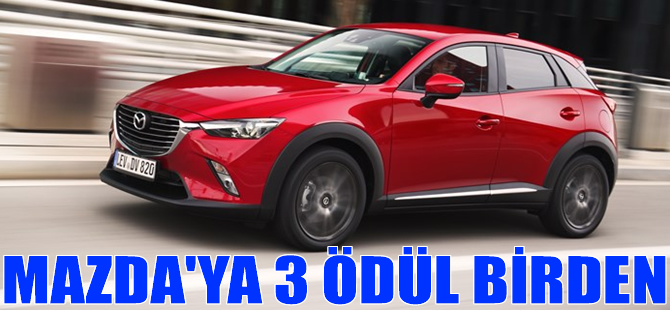Mazda'ya üç ödül birden