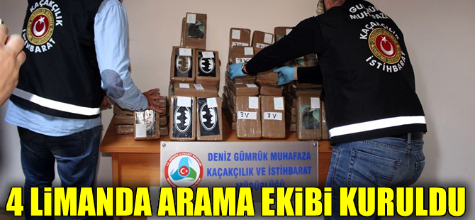 Gümrüklere sıkı takip, 4 limanda gemi arama ekipleri oluşturuldu