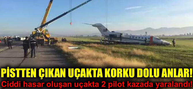 Meksika'da uçak pistten çıktı