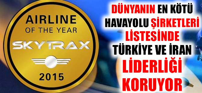 Dünyanın en kötü havayolları açıklandı