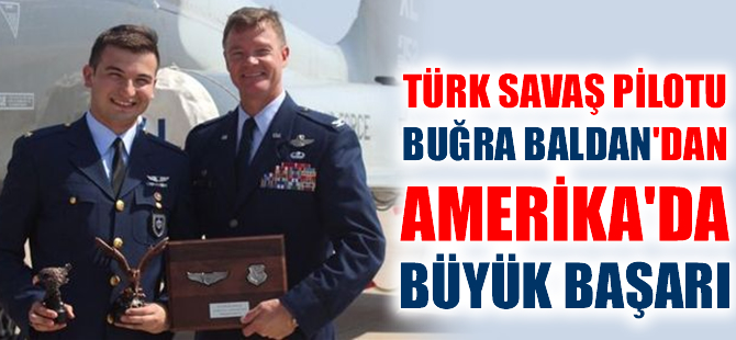 Türk savaş pilotundan büyük başarı