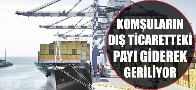 Komşuların dış ticaretteki payı giderek geriliyor