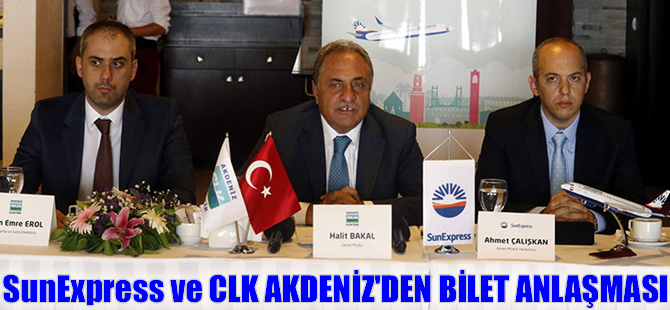 SunExpress ve CLK Akdeniz'den 'bilet' anlaşması