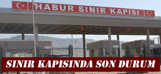 Habur Sınır Kapısı’na Gidecek Şoförlere Uyarı