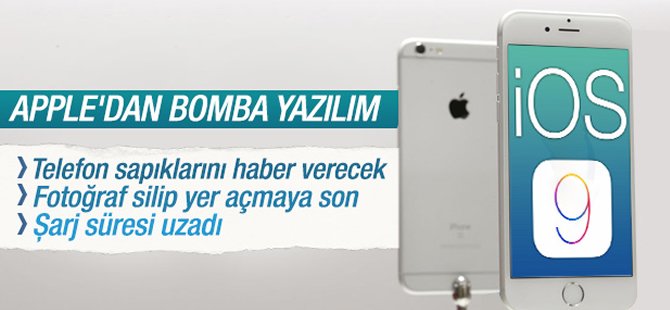 iOS 9 güncelleştirmesi çıktı!