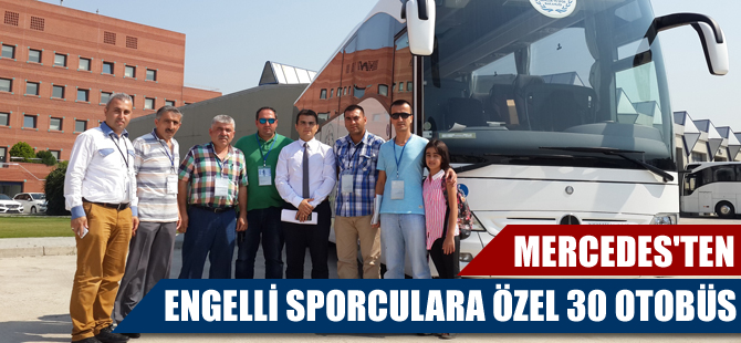 Mercedes’ten engelli sporculara özel 30 otobüs