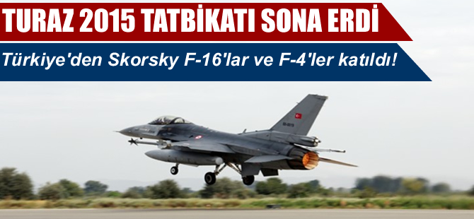 TurAz 2015 tatbikatı sona erdi