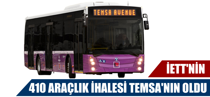 410 araçlık otobüs ihalesi Temsa'nın