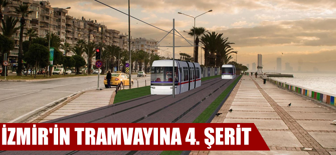 Dördüncü şerit Konak tramvayı