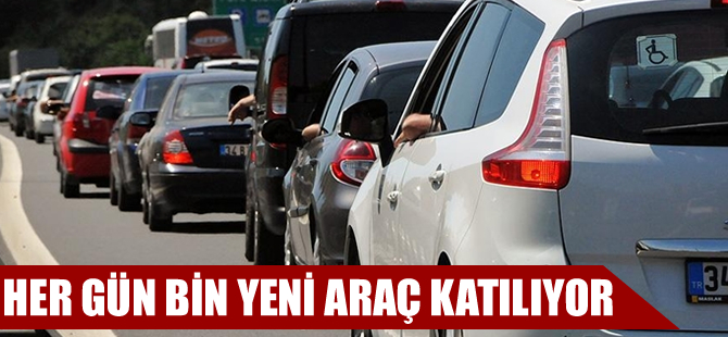 İstanbul trafiğine her gün bin yeni araç katılıyor