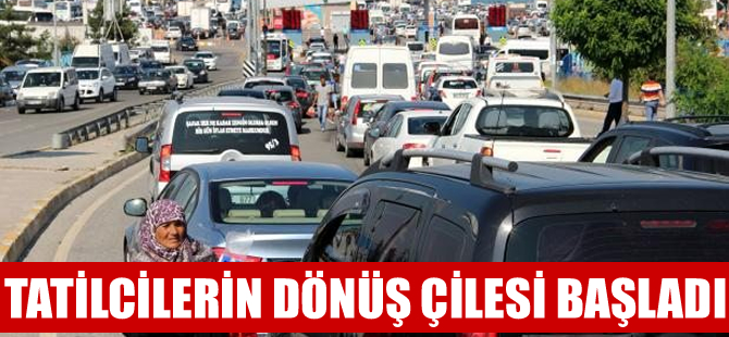 9 günlük bayram tatilinin dönüş çilesi başladı