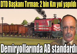 Başkan Tırman: 2 bin km yol yapıldı