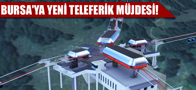 Kuştepe’den BursaRay Kültürpark İstasyonu'na teleferik