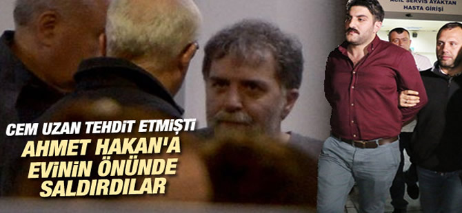 Hürriyet Gazetesi yazarı Ahmet Hakan’a evinin önünde saldırı