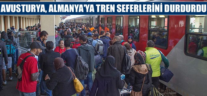 Avusturya, Almanya’ya tren seferlerini 12 Ekim’e kadar durdurdu