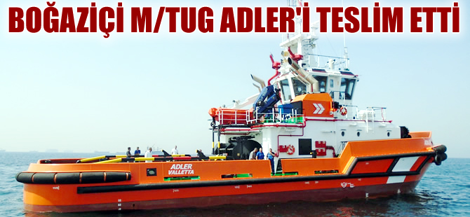 Boğaziçi Tersanesi MTUG ADLER’i teslim etti