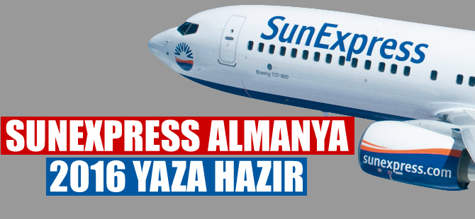 Sunexpress Almanya yaza hazır