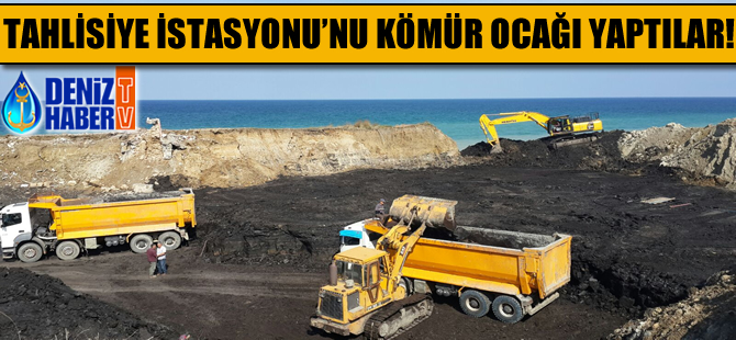 Tarihi binayı yıkıp yerine kömür ocağı açtılar