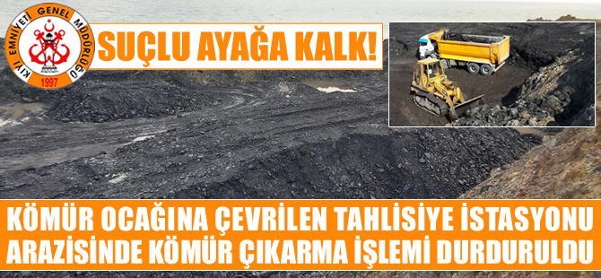 Tarihi Akpınar Tahlisiye İstasyonu'ndan kömür çıkarma işlemleri durduruldu