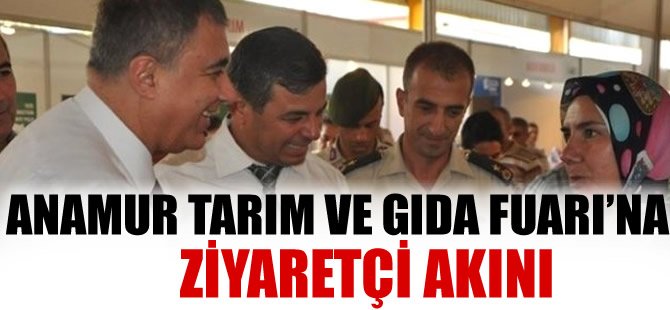 Anamur Tarım ve Gıda Fuarı'na Ziyaretçi akını