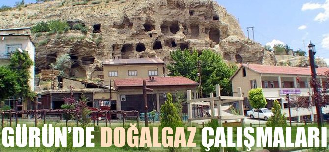 Gürün'de Doğalgaz çalışmaları