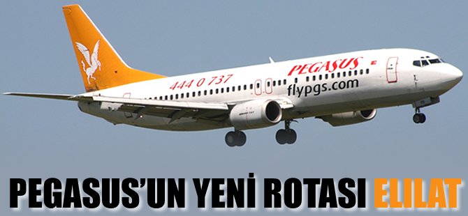 Pegasus'un yeni rotası Eilat oldu