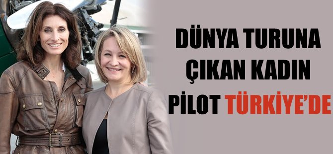 İngiliz kadın pilot, çift kanatlı tarihi Boeing Stearman uçağı ile İstanbul’a geldi