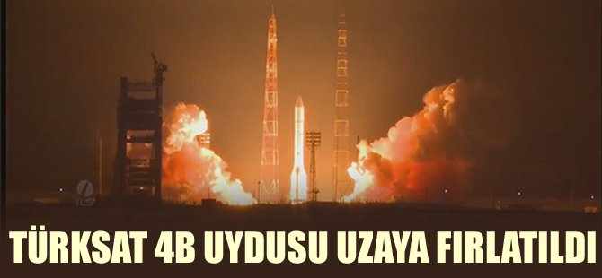Türksat 4B uydusu uzaya fırlatıldı