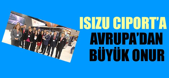 Isuzu Citiport'a Avrupa'dan büyük onur